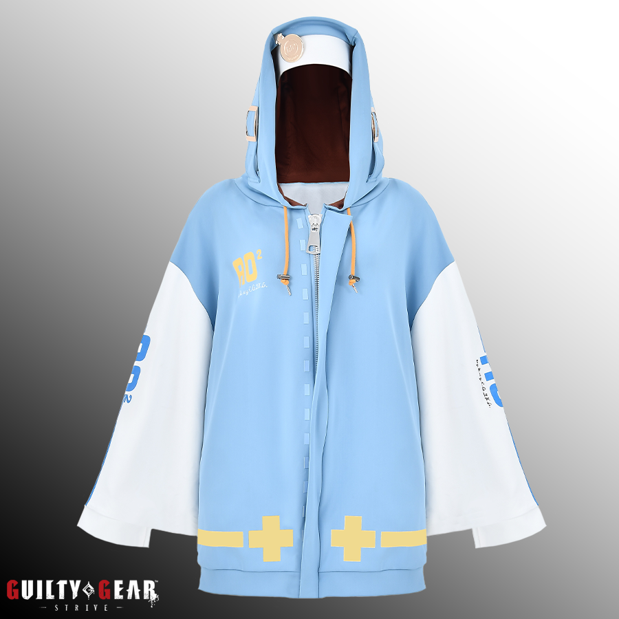 Guilty Gear Strive Bridget Headdress Jacket Hoodie With Brooch guilty-gear-strive-bridget-headdress-jacket-hoodie-with-brooch