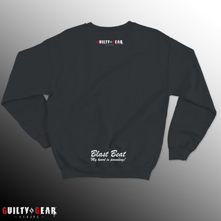 Guilty Gear -Strive- Elphelt Premium Cotton/Spandex Crewneck Sweatshirt (Metal Gray)