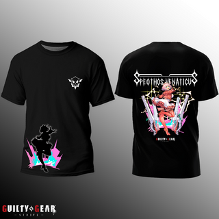 Guilty Gear -Strive- Elphelt Valentine Silhouette Black T-Shirt