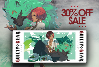 Guilty Gear -Strive- Early Birds Sale: Pre-Order Giovanna and Rei Deluxe Desk Mat for 30% OFF!