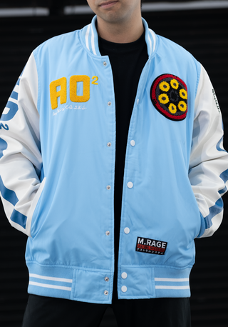 M.RAGE x Guilty Gear -Strive- Bridget Varsity Jacket