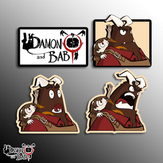Pre-Order: DAMON and BABY Embroidered Patch Set
