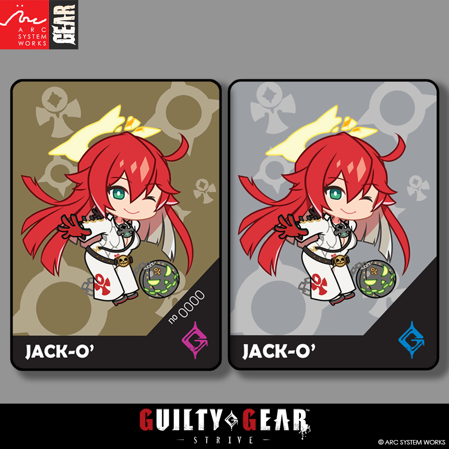 guilty gear strive jack-o Guilty Gear -Strive- Precious Chibi Card: JACK-O' – ArcShopUS