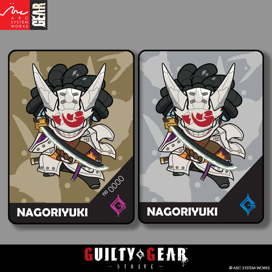 guilty gear stickers Guilty Gear -Strive- Precious Chibi Card: NAGORIYUKI – ArcShopUS