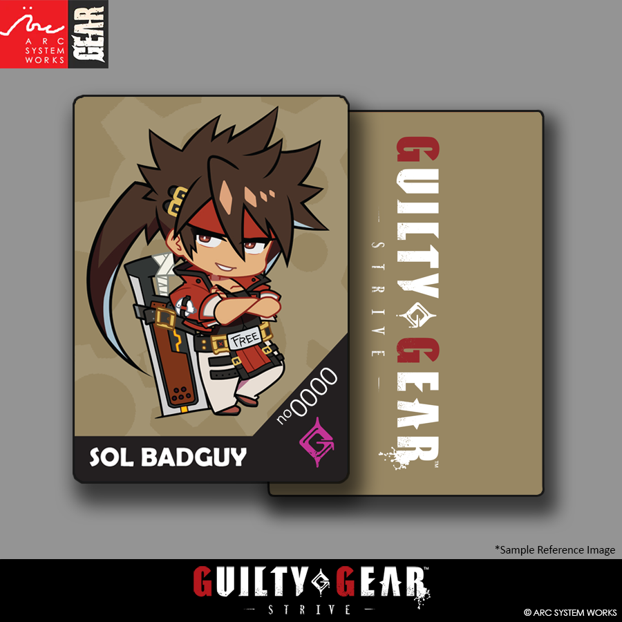 guilty gear sol Guilty Gear -Strive- Precious Chibi Card: SOL BADGUY – ArcShopUS