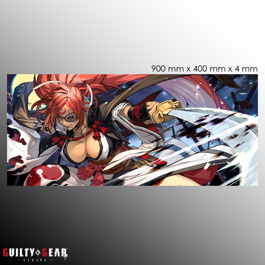 guilty gear baiken Guilty Gear -Strive- Baiken Deluxe Desk Mat – ArcShopUS