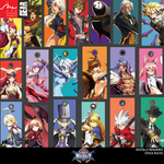 BLAZBLUE CENTRALFICTION Official Flight Tag + Quick Release Keyring
