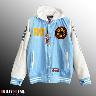 M.RAGE x Guilty Gear -Strive- Bridget Varsity Jacket