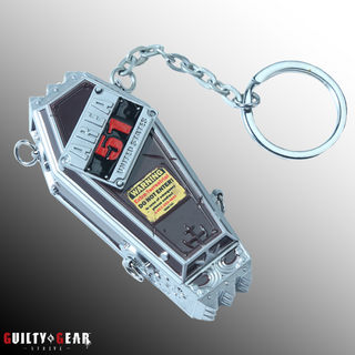 Guilty Gear -Strive- Goldlewis Area 51 Coffin Metal Keychain