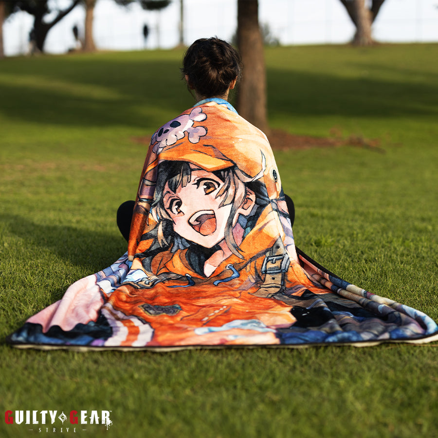 guilty gear strive throw Guilty Gear -Strive- Deluxe Flannel Fleece Blanket May – ArcShopUS