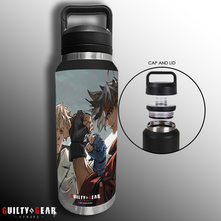 Guilty Gear -Strive- Sol Badguy & Ky Kiske Double-Wall Stainless Steel Tumbler 37 oz.