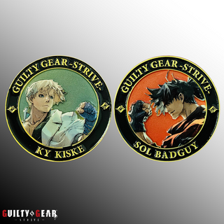 Guilty Gear -Strive- Event Exclusive 3D Coin: Sol Badguy and Ky Kiske