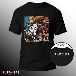 Guilty Gear -Strive- Sol and Ky Premium Black T-Shirt