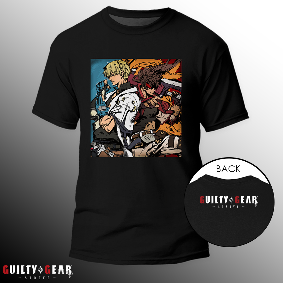 guilty gear shirt Guilty Gear -Strive- Sol and Ky Premium Black T-Shirt