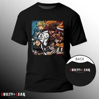 Guilty Gear -Strive- Sol and Ky Premium Black T-Shirt