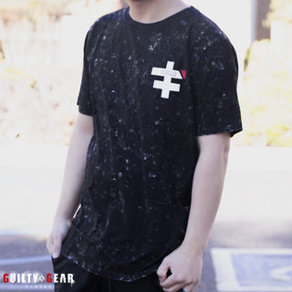 Guilty Gear -Strive- Testament Black Vintage Acid-Wash Shirt