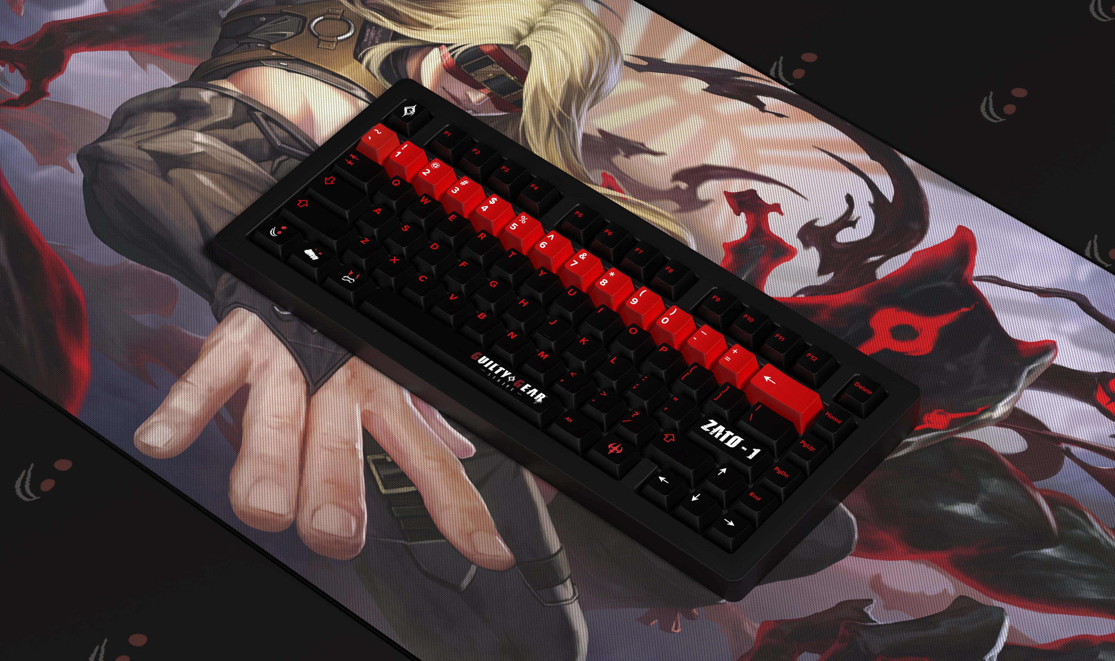 guilty gear strive keyboard or controller Guilty Gear -Strive- Official Custom Keycap Set: ZATO