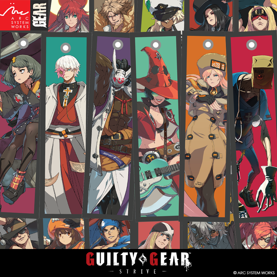 Guilty Gear -Strive - Fighter Flight Tag + Quick Release Keyring