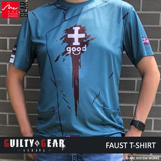 Guilty Gear -Strive- Faust Cosplay T-Shirt with Pockets